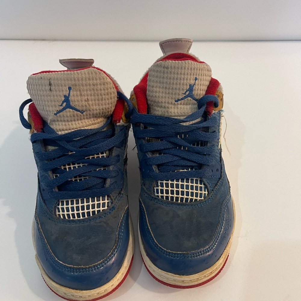 Nike Kids Blue and Red Sneakers